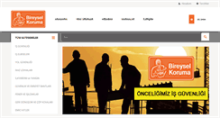 Desktop Screenshot of bireyselkoruma.com